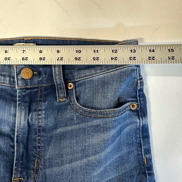 J.‎ Crew High Rise Skinny Jeans size 27 Medium Wash Stretch - Picture 6 of 8